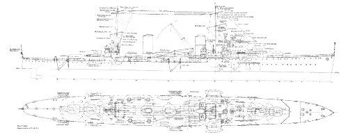 HMAS Sydney (II) Schematics, click here to download a large pdf version HMAS Sydney (II) Schematics, click here to download a large pdf version